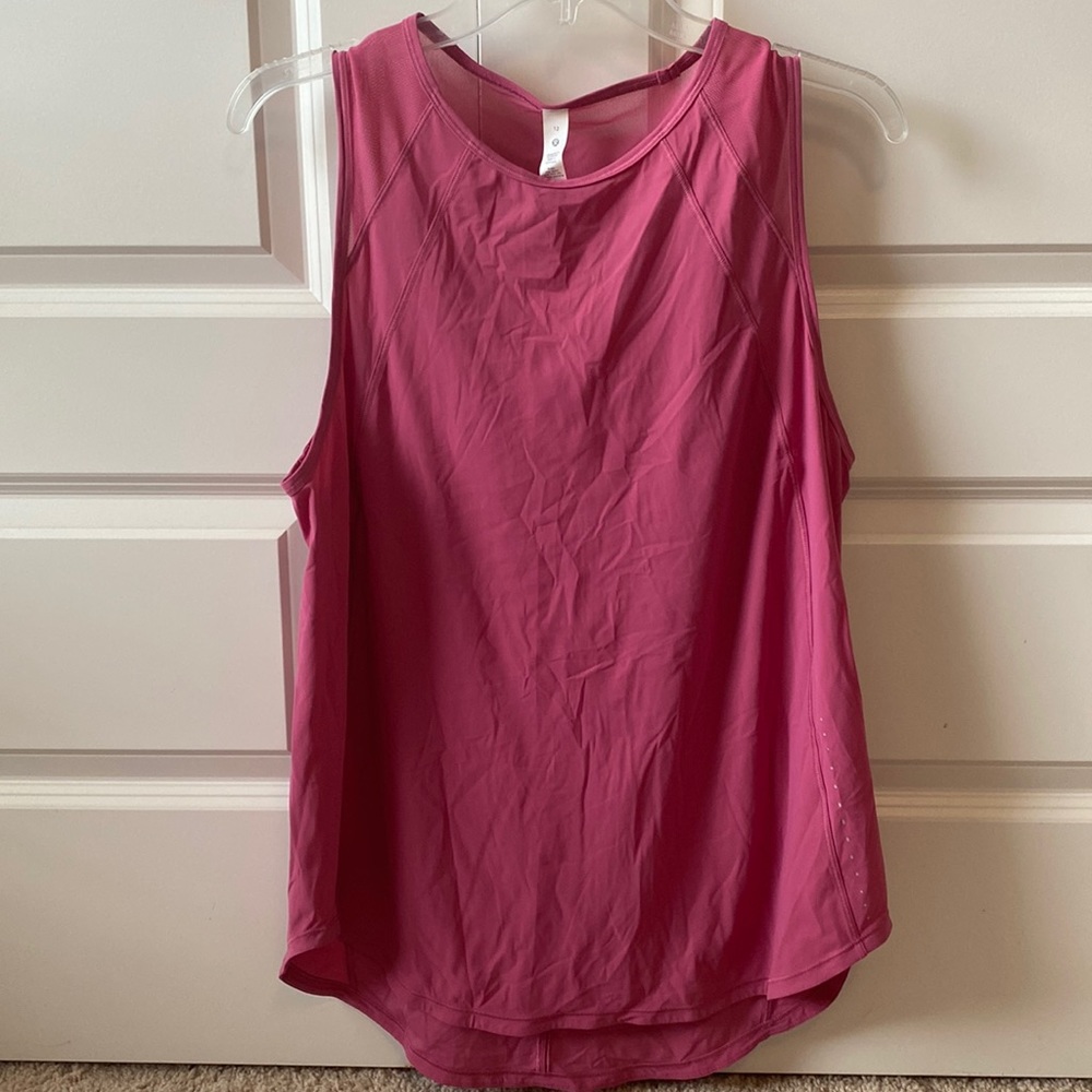 Lululemon Sculpt tank top size 12
